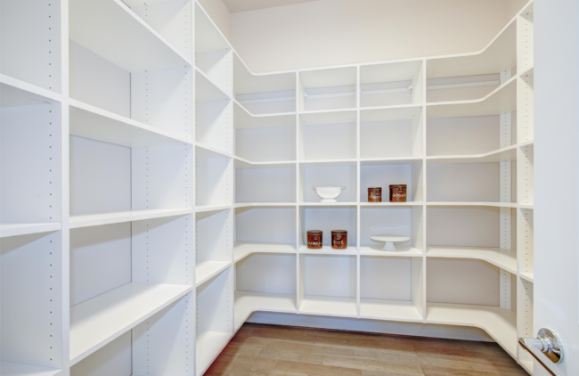 Closet and Beyond Pantry Shelves