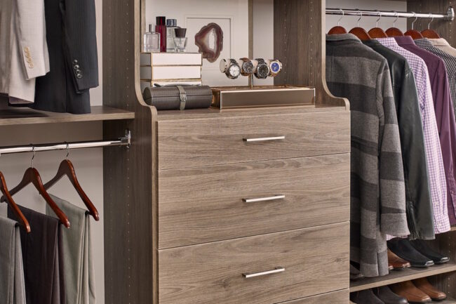 family-friendly walk-in closet