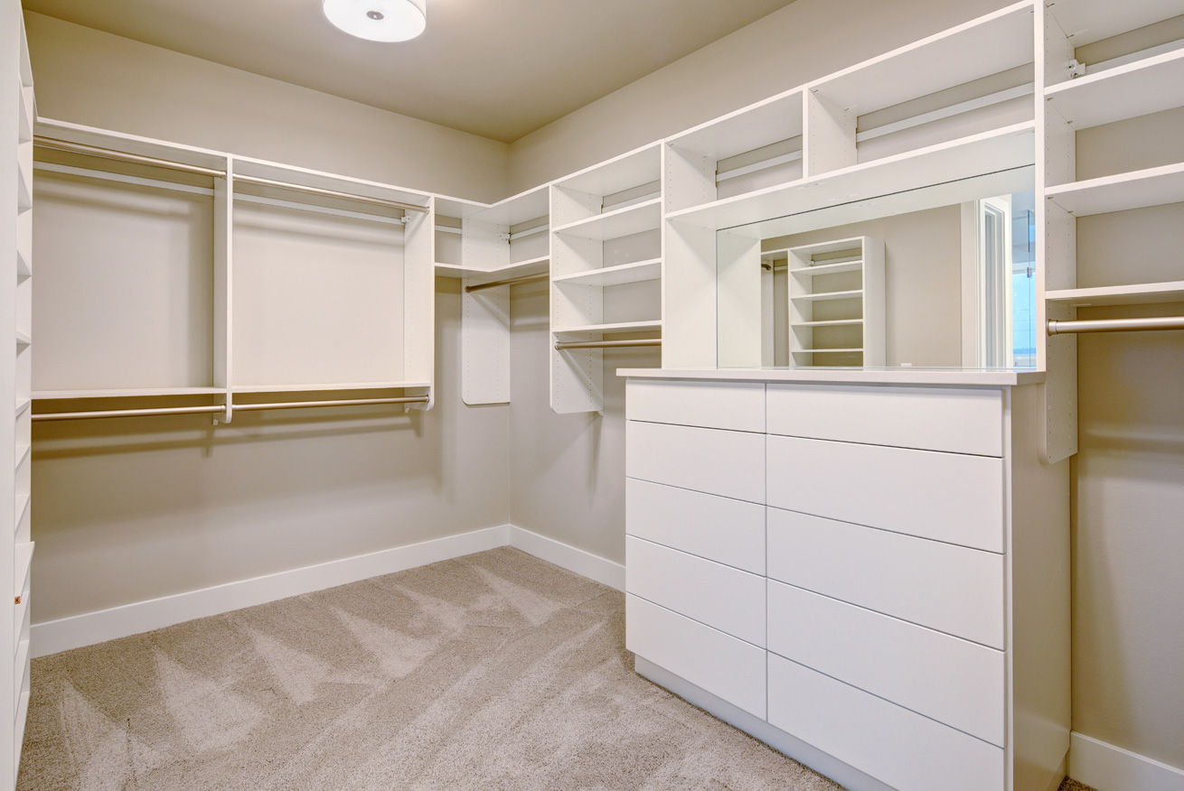 custom closet space