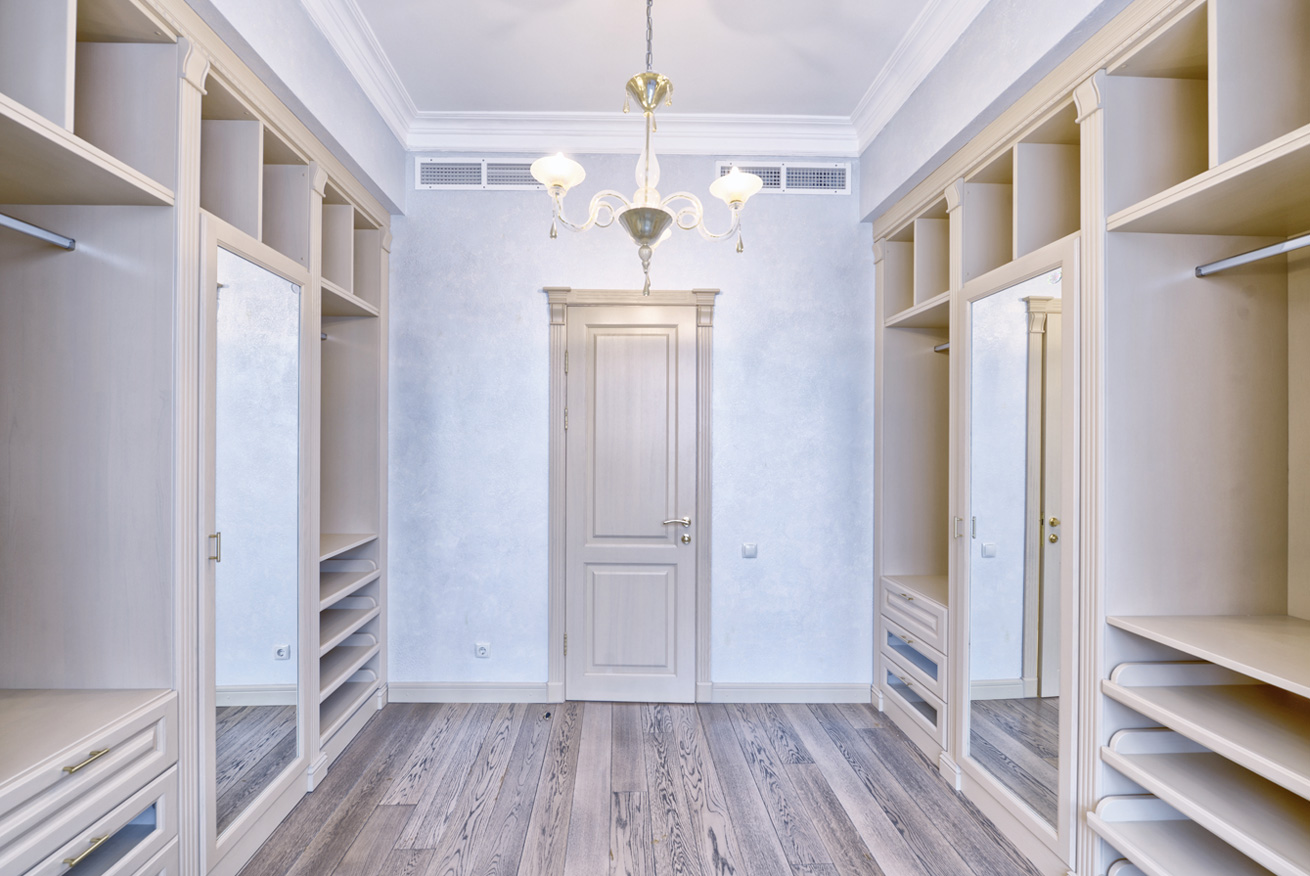 Closet and Beyond Wood Walk In Ideas