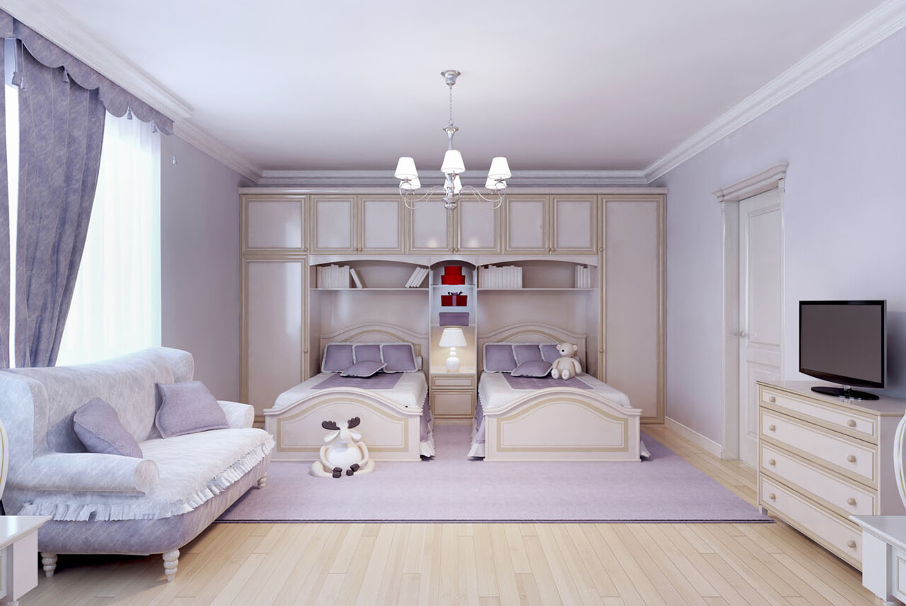 closet and beyond two single beds