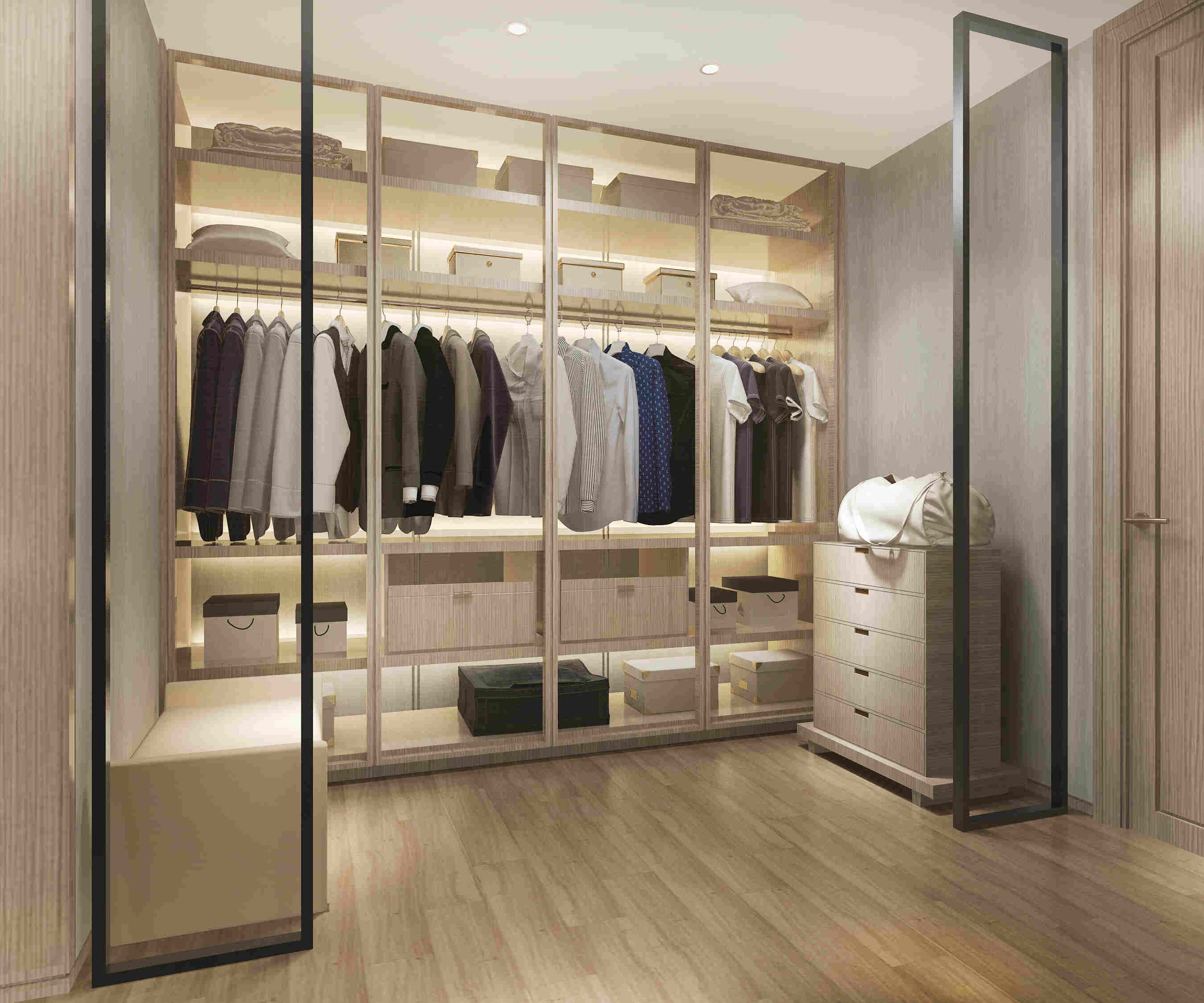 Luxury Materials for a Timeless Custom Closet Design in McLean, VA ...