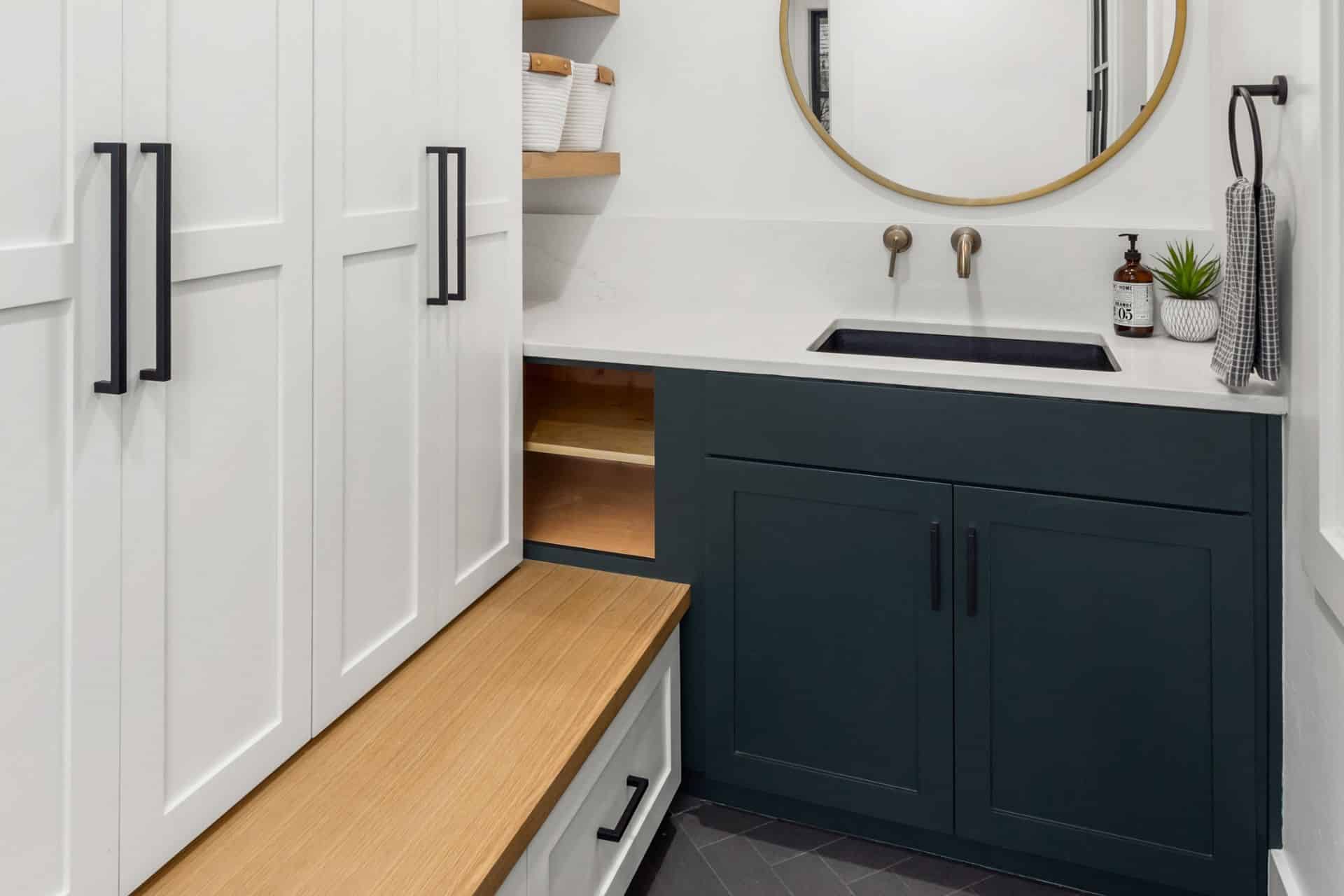 mudroom cabinets with doors