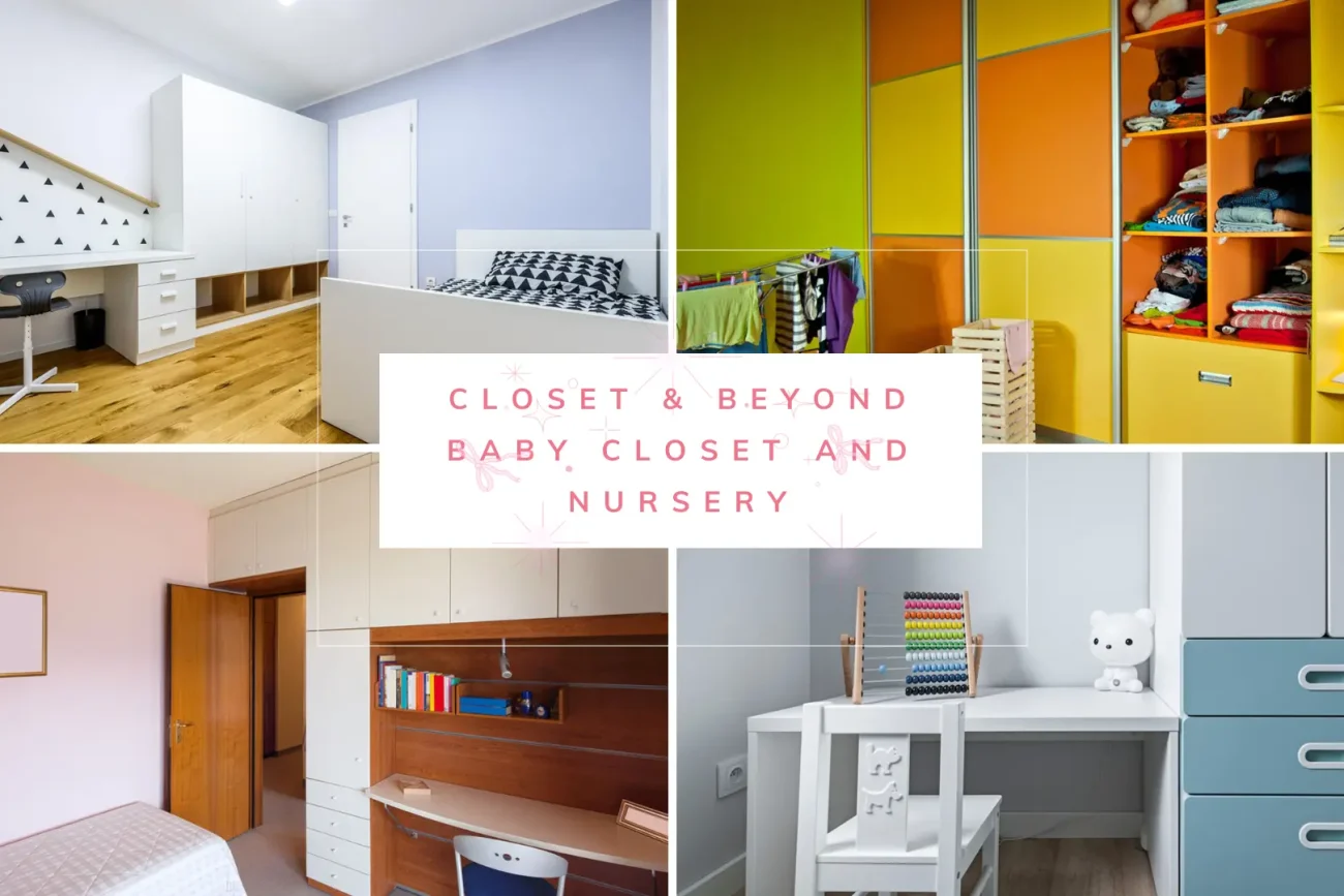 custom baby closet