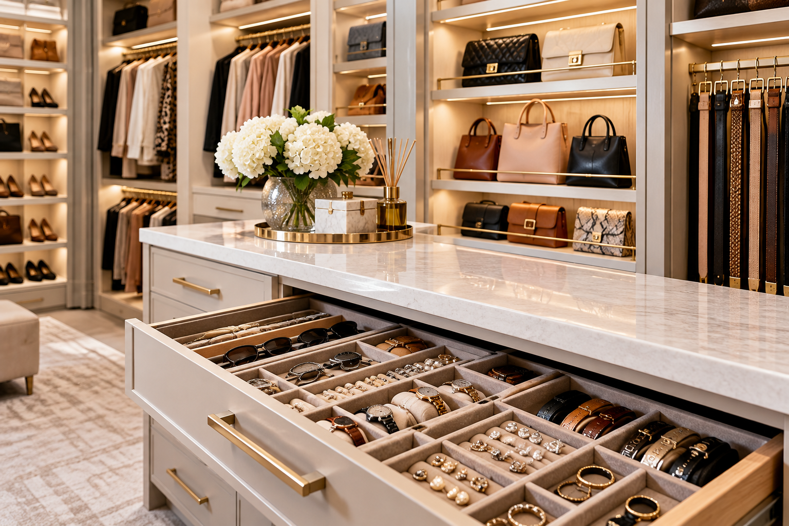 closet accessory storage ideas