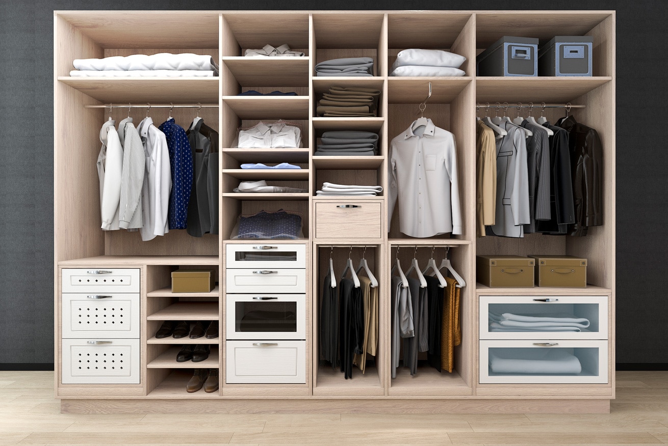 Space Custom Reach-In and Built-In Closets